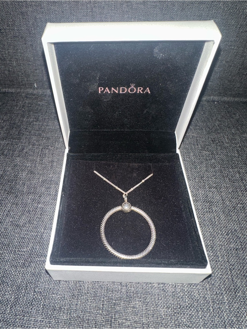 Pandora ‘O’ Pendant with Chain